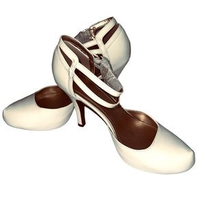 DREAM PAIRS - Office-02 MaryJane Double Ankle Strap Almond Toe Heels, Size: 9.5